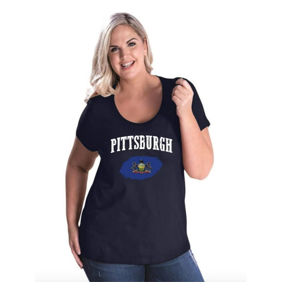 Normal is Boring - Women's Plus Size Curvy T-Shirt, up to Size 28 - Pittsburgh