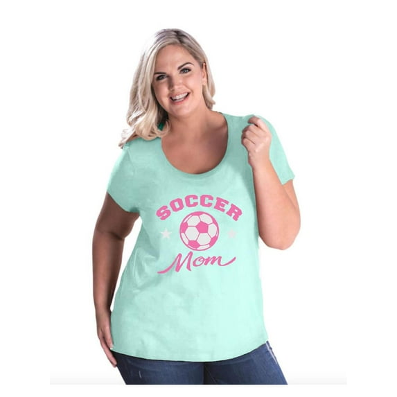 Normal is Boring - Women's Plus Size Curvy T-Shirt, up to Size 28 - Soccer Mom