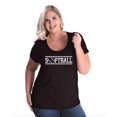 thumbnail image 1 of Normal is Boring - Women's Plus Size Curvy T-Shirt, up to Size 28 - Softball with Ball, 1 of 5