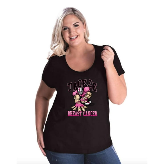 Normal is Boring - Women's Plus Size Curvy T-Shirt, up to Size 28 - Tackle Breast Cancer