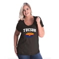 thumbnail image 1 of Normal is Boring - Women's Plus Size Curvy T-Shirt, up to Size 28 - Tucson Arizona Flag, 1 of 5