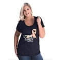 thumbnail image 1 of NIB - Women's Plus Size Curvy T-Shirt - Uterine Cancer, 1 of 4