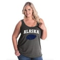 thumbnail image 1 of Normal is Boring - Women's Plus Size Tank Top, up to Size 28 - Alaska Flag, 1 of 5