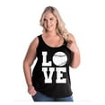 thumbnail image 1 of Normal is Boring - Women's Plus Size Tank Top, up to Size 28 - Baseball, 1 of 5