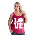 thumbnail image 1 of Normal is Boring - Women's Plus Size Tank Top, up to Size 28 - Baseball, 1 of 5