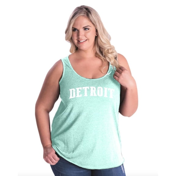 Normal is Boring - Women's Plus Size Tank Top, up to Size 28 - Detroit