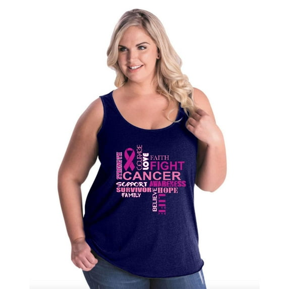 Normal is Boring - Women's Plus Size Tank Top, up to Size 28 - Fight Breast Cancer