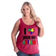 thumbnail image 1 of Normal is Boring - Women's Plus Size Tank Top, up to Size 28 - I Love Someone With Autism, 1 of 5