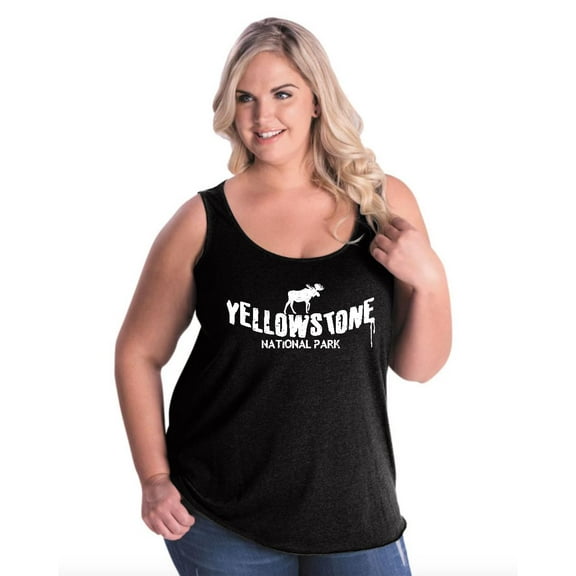 Normal is Boring - Women's Plus Size Tank Top, up to Size 28 - National Park Yellowstone