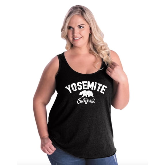 Normal is Boring - Women's Plus Size Tank Top, up to Size 28 - National Park Yosemite