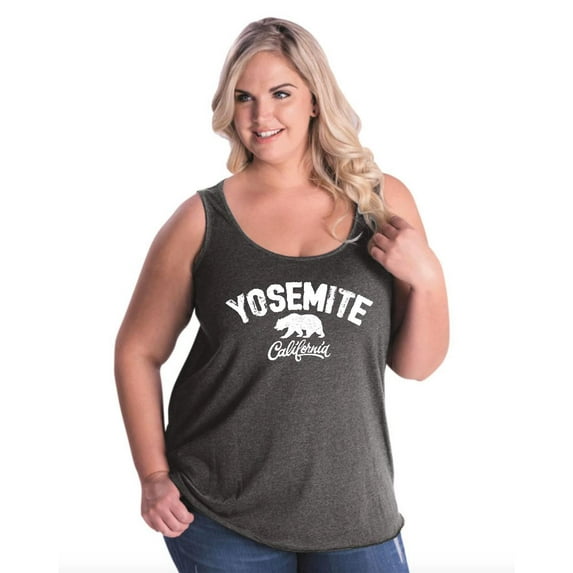 Normal is Boring - Women's Plus Size Tank Top, up to Size 28 - National Park Yosemite