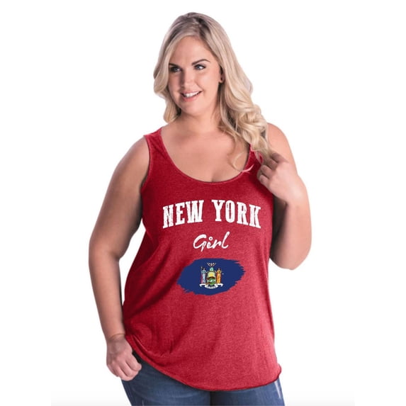 Normal is Boring - Women's Plus Size Tank Top, up to Size 28 - New York Girl