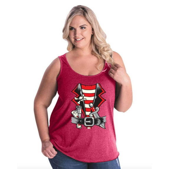 Normal is Boring - Women's Plus Size Tank Top, up to Size 28 - Pirate Costume