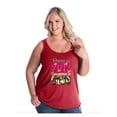 thumbnail image 1 of Normal is Boring - Women's Plus Size Tank Top, up to Size 28 - Pretty in Pink Dangerous in Camo, 1 of 4