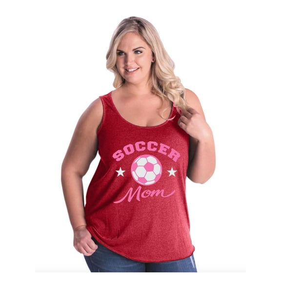 Normal is Boring - Women's Plus Size Tank Top, up to Size 28 - Soccer Mom