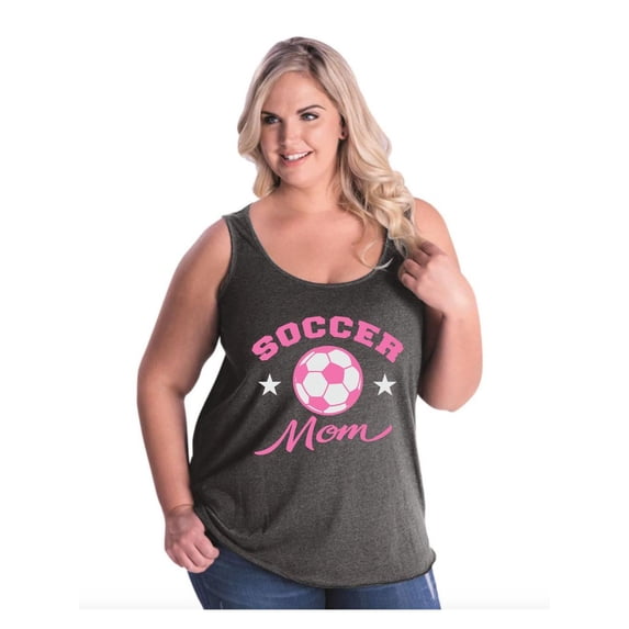NIB - Women's Plus Size Tank Top - Soccer Mom
