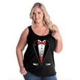 thumbnail image 1 of NIB - Women's Plus Size Tank Top - Tuxedo Prom Costume, 1 of 5