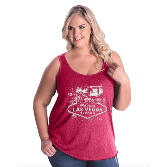 Normal is Boring - Women's Plus Size Tank Top, up to Size 28 - Welcome to Las Vegas Nevada