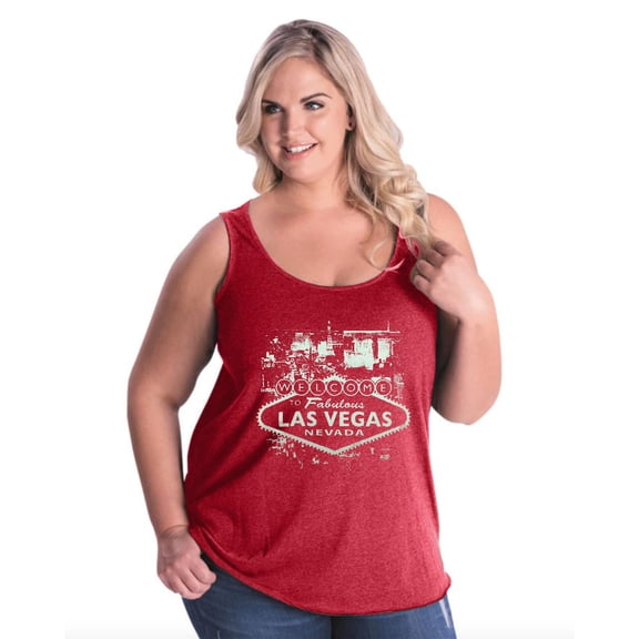 Normal is Boring - Women's Plus Size Tank Top, up to Size 28 - Welcome to Las Vegas Nevada