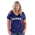 thumbnail image 1 of IWPF - Women's Plus Size V-neck T-Shirt - Alaska, 1 of 4