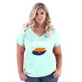 thumbnail image 1 of Normal is Boring - Women's Plus Size V-neck T-Shirt, up to Size 28 - Arizona, 1 of 4