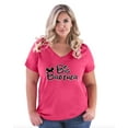 thumbnail image 1 of Normal is Boring - Women's Plus Size V-neck T-Shirt, up to Size 28 - Big Brother, 1 of 5