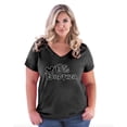 thumbnail image 1 of Normal is Boring - Women's Plus Size V-neck T-Shirt, up to Size 28 - Big Brother, 1 of 5
