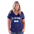 thumbnail image 1 of Normal is Boring - Women's Plus Size V-neck T-Shirt, up to Size 28 - El Salvador, 1 of 4