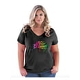 thumbnail image 1 of Normal is Boring - Women's Plus Size V-neck T-Shirt, up to Size 28 - Elephant, 1 of 5