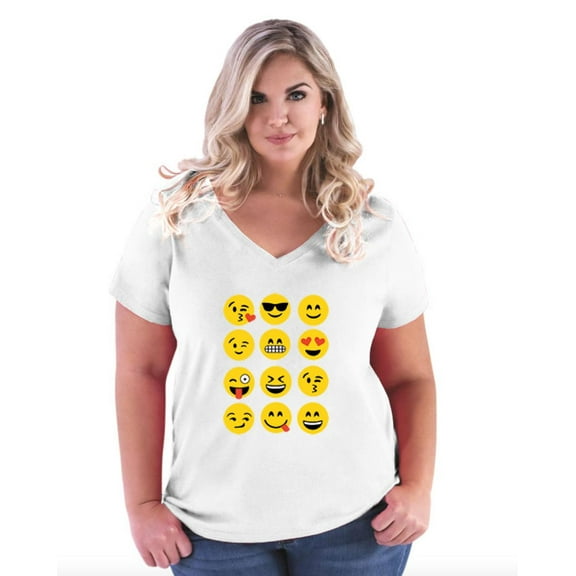 Normal is Boring - Women's Plus Size V-neck T-Shirt, up to Size 28 - Emoji Group