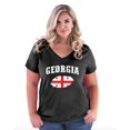 thumbnail image 1 of NIB - Women's Plus Size V-neck T-Shirt - Georgia, 1 of 3