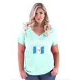 thumbnail image 1 of Normal is Boring - Women's Plus Size V-neck T-Shirt, up to Size 28 - Guatemala, 1 of 4