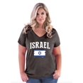 thumbnail image 1 of Normal is Boring - Women's Plus Size V-neck T-Shirt, up to Size 28 - Israel, 1 of 5