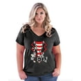 thumbnail image 1 of Normal is Boring - Women's Plus Size V-neck T-Shirt, up to Size 28 - Pirate Costume, 1 of 5
