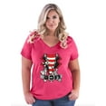 thumbnail image 1 of Normal is Boring - Women's Plus Size V-neck T-Shirt, up to Size 28 - Pirate Costume, 1 of 5