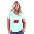 thumbnail image 1 of NIB - Women's Plus Size V-neck T-Shirt - Tennessee Nashville, 1 of 3