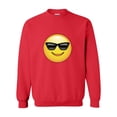thumbnail image 1 of Normal is Boring - Women's Plus Sweatshirts and Hoodies - Emoji with Sunglasses, 1 of 5
