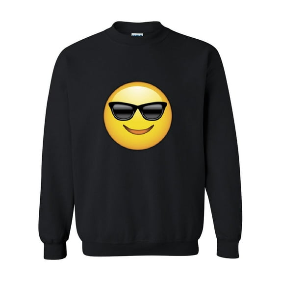 Normal is Boring - Women's Plus Sweatshirts and Hoodies - Emoji with Sunglasses