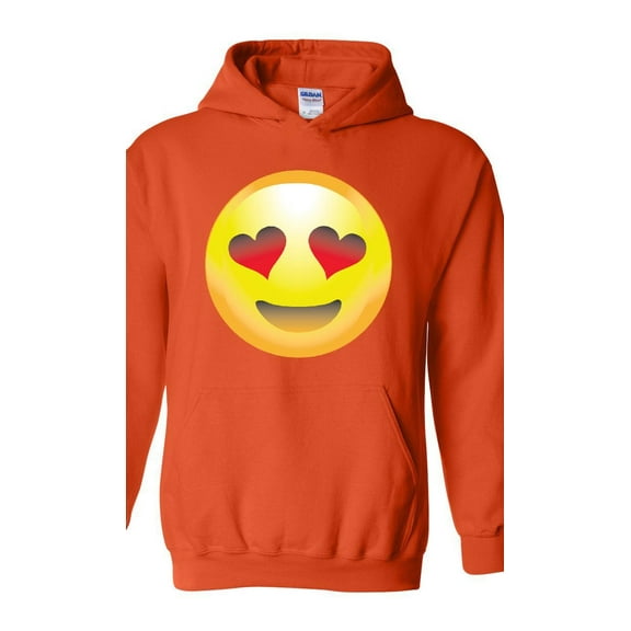 Normal is Boring - Women's Plus Sweatshirts and Hoodies, up to Size 5XL - Emoji Heart-Shaped Eyes