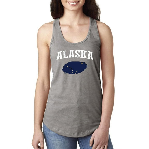 Normal is Boring - Women's Racerback Tank Top, up to Women Size 2XL - Alaska Flag