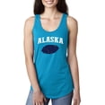 thumbnail image 1 of Normal is Boring - Women's Racerback Tank Top, up to Women Size 2XL - Alaska Flag, 1 of 5