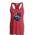 thumbnail image 1 of Normal is Boring - Women's Racerback Tank Top, up to Women Size 2XL - American Flag 4th of July, 1 of 2