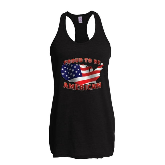 Normal is Boring - Women's Racerback Tank Top, up to Women Size 2XL - American Proud to Be US Flag