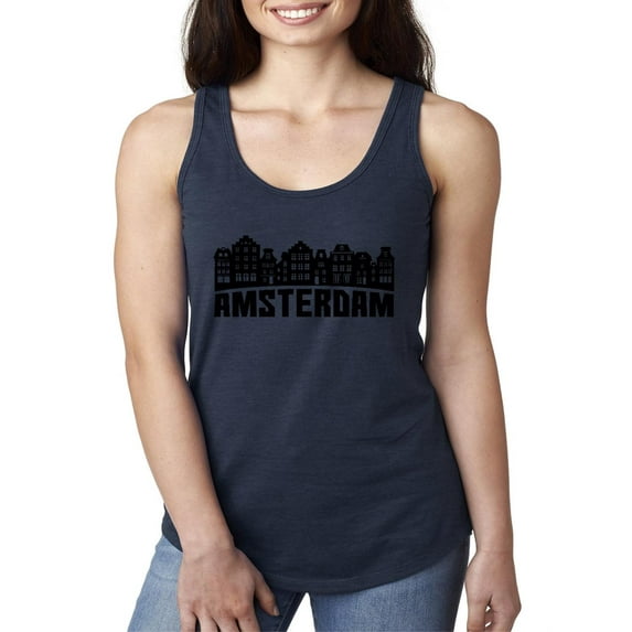 Normal is Boring - Women's Racerback Tank Top, up to Women Size 2XL - Amsterdam