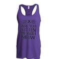 thumbnail image 1 of NIB - Women's Racerback Tank Top - Are You Kitten Me Right Meow, 1 of 5