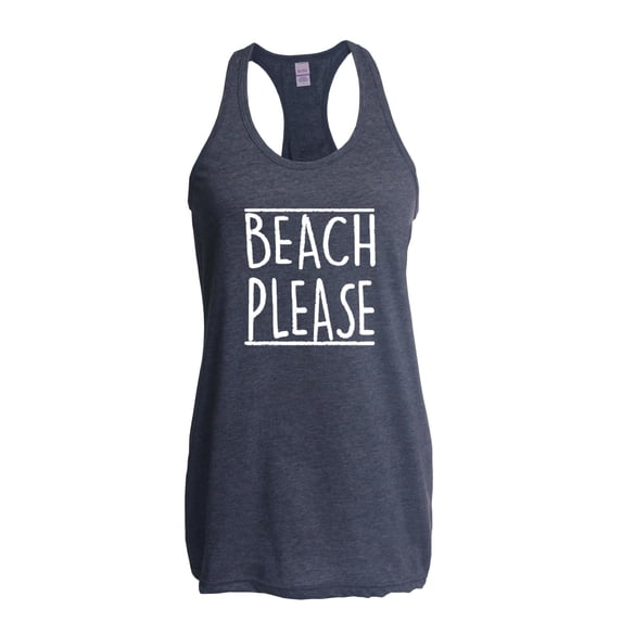 Normal is Boring - Women's Racerback Tank Top, up to Women Size 2XL - Beach Please