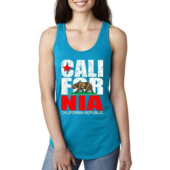 Normal is Boring - Women's Racerback Tank Top, up to Women Size 2XL - California Cali