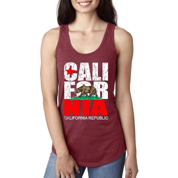 Normal is Boring - Women's Racerback Tank Top, up to Women Size 2XL - California Cali