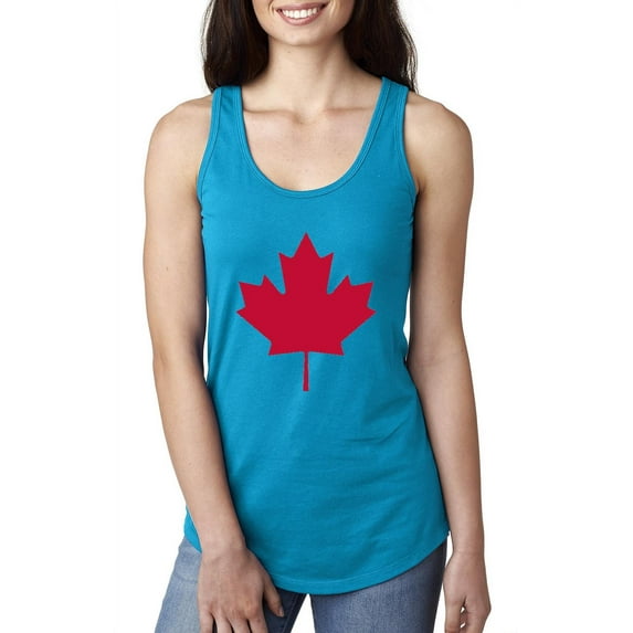 NIB - Women's Racerback Tank Top - Canada Leaf
