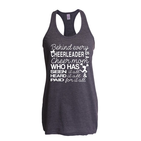 NIB - Women's Racerback Tank Top - Cheer Mom Cheerleader
